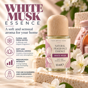 Essenza di Fragranza Muschio Bianco OEM 12ml |   Profumo Floreale Fresco per la Casa |   Produttore di Marchi Privati Spagna - Product Image 2