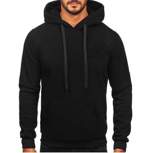 100% coton sweats à capuche blanc épais polaire poids lourd sweats à capuche surdimensionnés impression personnalisée Logo hommes sweats à capuche et sweat-shirts - Product Image 5