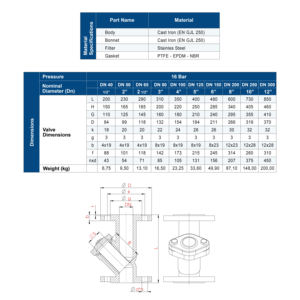 Filtre en Y PN16 (à bride) - Product Image 5