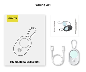 T02 Spy Hidden <strong>Camera</strong> Detector Counter <strong>Wireless</strong> <strong>Camera</strong> Detectors Infrared Privacy Security Handheld Lens Detector - Product Image 2