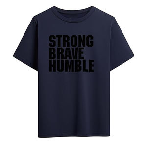 T-shirts unis en coton avec impression de conception personnalisée T-shirts de sport T-shirts décontractés de coupe régulière Vente en gros Vêtements de plein air pour hommes - Product Image 1