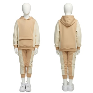 Conjunto Deportivo de Dos Piezas para Niños, Sudadera con Capucha y Pantalones Jogger, Resistente al Viento y al Agua, Ligero, 100% Algodón, Estilo Urbano Otoñal - Product Image 6