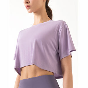 Camisas Tb 100% algodón liso en blanco verano Casual Wear mujer camiseta Casual Wear O cuello mujeres O cuello camisetas - Product Image 1