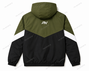 High Quality <b>Men</b> Hooded Windproof Windbreaker <b>Jacket</b> 100% Polyester Adult Outdoor Casual Comfortable Hot Selling Cheap Price - Product Image 2