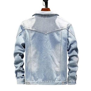 Chaquetas Vaqueras de Mezclilla de Super Calidad, Chaqueta Vaquera de Moda de Talla Grande con Bolsillos Personalizados, Chaqueta Blazer Vaquera con Cierre de Botones para Hombre - Product Image 4