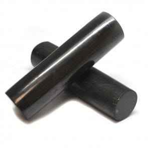 ม้วนมือจับประตูควายฮอร์น0x สีดำสไตล์งานฝีมือขัดสัตว์เทคนิคงานฝีมือธรรมชาติ - Product Image 2