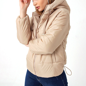 Veste d'hiver matelassée légère de grande taille avec logo personnalisé d'usine ODM/OEM avec col montant caractéristique respirante - Product Image 6