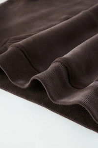 Haute qualité personnalisé surdimensionné à manches longues pull acide lavage à capuche hommes lavé noir Vintage délavé détresse sweats à capuche - Product Image 3