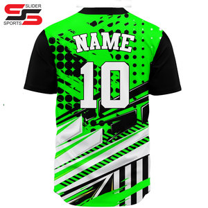 Camiseta Deportiva de Malla con Bordado Personalizado, Diseño Sublimado, Cosido, Transpirable, de Manga Corta para Béisbol y Sóftbol - Product Image 4
