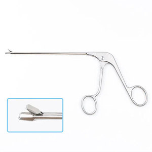 Fórceps artroscópicos ortopédicos 45 grados cesta derecha punzones fuente de alimentación Manual instrumentos de artroscopia derecha - Product Image 1