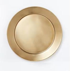 Top Selling Wholesale Metal <b>Charger</b> Plate Traditional Serve-Ware for Dinner Tables Home Kitchen Decor Top Trending <b>Charger</b> Plate - Product Image 3