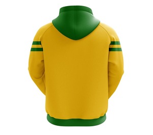 Nouveaux sweats à capuche en détresse de couleur unie à manches longues pour hommes High Street Fashion Pull Over Outdoor Wear - Product Image 2