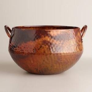 Cuivre Gravé Multi Service Bol À La Main De Luxe Finition En Gros Moderne Vintage Design Logo Personnalisé Emballage - Product Image 5