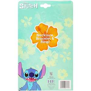 Accessoire de jeu Lilo & Stitch : Coffret de bijoux 3 pièces (collier, bracelet, bague) – Lot de 150 unités en gros, livraison gratuite - Product Image 2