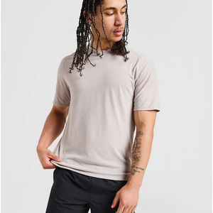 Venta al por mayor de ropa personalizada con el logotipo de su marca a granel, 100% algodón, ropa deportiva para gimnasio, camiseta en blanco para hombres, camisetas casuales lisas para hombres - Product Image 1