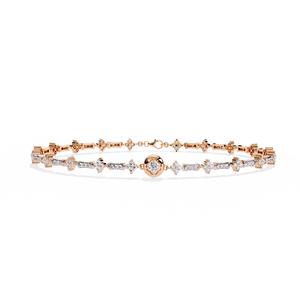 Fabulous Lab Grown Diamond Bracelet 18K <b>Gold</b> Elegant <b>Bangles</b> for Women - Product Image 1