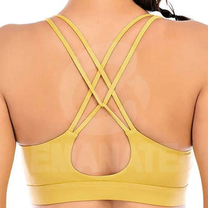 Sujetador Deportivo de Yoga Transpirable de Alta Sujeción, Secado Rápido, Elástico en Cuatro Direcciones, Diseño Personalizado con Logotipo Frontal, Sin Costuras para Mujer - Product Image 5