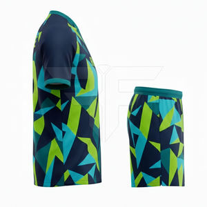 Uniformes de Fútbol para Entrenamiento al por Mayor, Hechos en Pakistán, Alta Calidad, 100% Poliéster, Transpirables, Conjuntos de Uniformes de Fútbol sin Mangas con Calcetines - Product Image 3