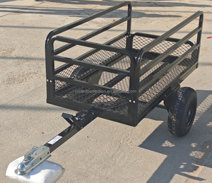 Nhiệm vụ nặng nề tiện ích Trailer cho ATV/UTV TV/UTV Cargo Trailer Tow phía sau Dump giỏ hàng với nền tảng thép - Product Image 2