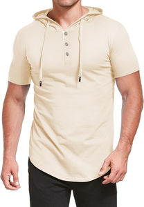 <b>Mens</b> <b>sleeveless</b> <b>hoodies</b> and hooded t shirt cotton gym wear custom logo breathable fabric street fashion activewear summer - Product Image 4