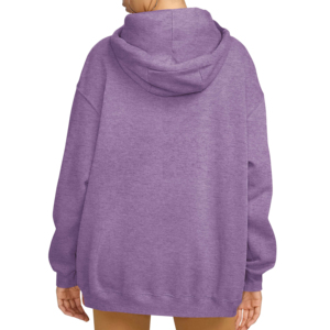 Sweats à capuche pour femmes avec logo personnalisé pull-over respirant à épaules tombantes sweat-shirt vierge à capuche en coton polaire Hip Hop sweats à capuche surdimensionnés - Product Image 6
