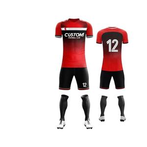 Sublimación Conjuntos de camisetas de fútbol Jersey de media manga para el equipo profesional Use dos uniformes de fútbol - Product Image 5