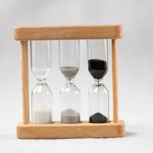 Reloj de Arena de Madera Hecho a Mano de Estilo Clásico, Diseño Moderno, Elegantes Relojes de Arena Decorativos para el Hogar - Product Image 1