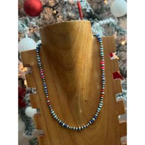 Collar de Perlas Navajo con Ópalo y Plata de Ley, Ideal para Regalo - Product Image 3