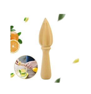 Escariador de cítricos de madera, exprimidor de limón, exprimidor de naranjas cítricas, diseño de empuñaduras, escariador de madera con producto de venta, muestra gratis - Product Image 1
