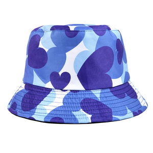 Chapeau seau en coton à la mode avec broderie de pêcheur - Product Image 2