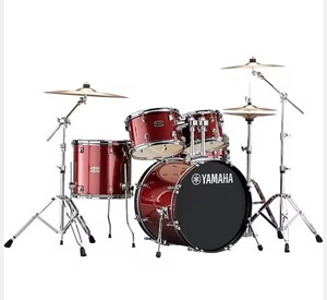TUK Yamaha Rydeen - Kit de Batería Acústica de Aluminio de Grado Industrial de 20 Pulgadas y 5 Piezas con Acabado Brillante Rojo, OEM para Principiantes y Escuelas - Product Image 3