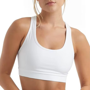Soutien-gorge de sport pour femmes le plus vendu, rembourrage doux, soutien moyen, entraînement, fitness, respirant, extensible, vêtements de sport - Product Image 1