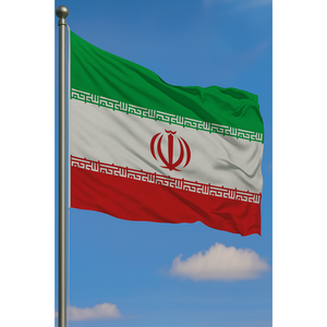 Drapeaux d'extérieur iraniens pour voiture et personnalisés, bannières en polyester imprimées numériquement, mât de drapeau en aluminium, utilisation polyvalente - Product Image 3