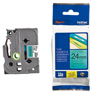 Cinta Adhesiva para Oficina Brother P-touch TZe-751, 24 mm x 8 m (Ancho x Largo), Casetes de Etiquetas Verde/Negro, Producto BROTHER - Product Image 3