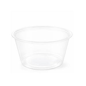 Coppette Monoporzione in Plastica PP da 3,25 oz (Senza Coperchi) Trasparenti, Piccole Mini Coppette per Condimenti, Salse, Soufflé, Gelatine, per Preparazione Pasti - Product Image 1