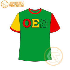 T-shirt Ordre de l'étoile de l'Est en gros Vêtements en jersey de coton T-shirt OES respirant de haute qualité Vêtements grecs pour femmes - Product Image 6