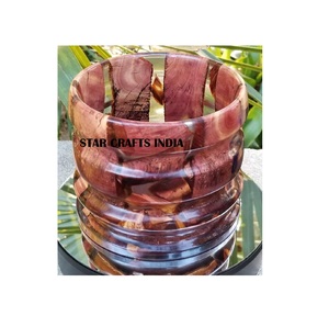 2023 nueva llegada ensaladera de madera y resina de lujo diseño de tamaño personalizado Venta caliente Gadget de fiesta precio al por mayor para 2024 - Product Image 1