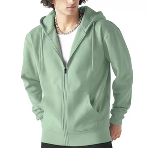 Sweat-shirts à fermeture éclair unisexes tendance, best-sellers, 100% coton molletonné/éponge française, vêtements décontractés, respirants, séchage rapide, vente flash - Product Image 1