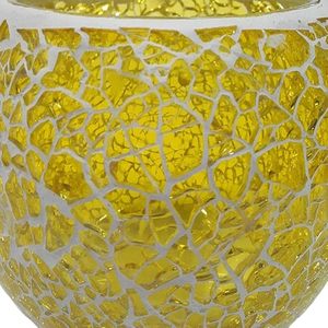 ที่ใส่น้ำชาทำมือตกแต่งด้วยโมเสคสำหรับเทศกาลดิวาลิและเทศกาลเชิงเทียนแก้วสไตล์วินเทจ - Product Image 4