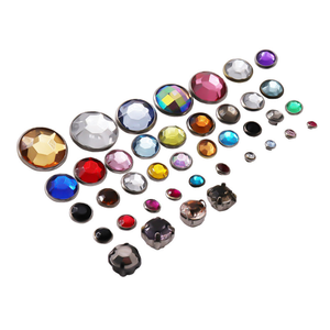 Remache de latón personalizado con gemas de cristal AB para prendas y zapatos - Product Image 1