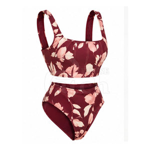 Colección de Trajes de Baño Elegantes para Mujer, Conjunto de Dos Piezas Coordinado, Tela Suave, Estilo Moderno, para Vacaciones en la Playa, Resort de Verano, Ropa de Viaje - Product Image 4