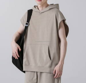 Sweat-shirt à capuche oversize en tissu 400 g/m², style streetwear, personnalisable avec logo, coupe ample, OEM - Product Image 4