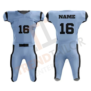 Uniformes de Fútbol Americano Personalizados de Fábrica, Venta al por Mayor, Sublimación, Transpirables, Ropa Juvenil - Product Image 2