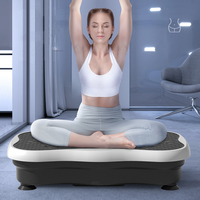 Plateforme de récupération professionnelle électrique pour le fitness à domicile, machine de massage à plaque vibrante verticale pour exercice corporel complet