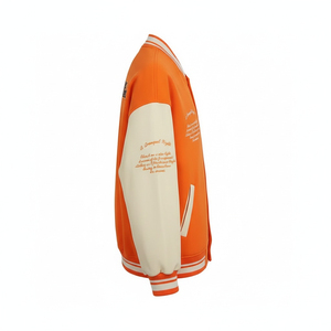 Custom <b>Varsity</b> <b>Jacket</b> Unisex Baseball College <b>Bomber</b> Outerwear for Team Uniform or Trendy Streetwear Style - Product Image 3