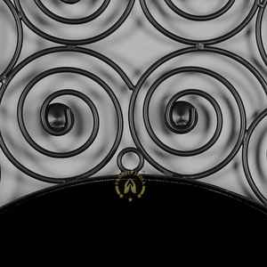 Espejo de mosaico de plata, espejo de mosaico redondo - Product Image 3