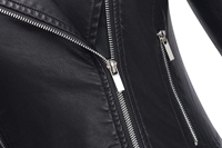 Vestes pour femmes personnalisées les plus vendues, veste en cuir zippée de motard, tenues tendance automne, vêtements d'hiver tendance 2026