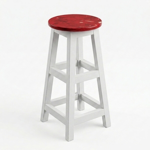 Taburete de Bar de Plástico Reciclado Sostenible, Estilo Contemporáneo Minimalista para Hogar, Hotel, Granja, Comedor al Aire Libre, Bares y Otros Espacios - Product Image 2