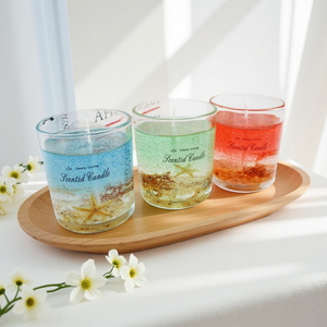 Ocean Theme <b>Gel</b> Wax Handmade jelly wax 500g roma Decorative <b>Candle</b> Clear <b>Gel</b> <b>Candle</b> Wax - Product Image 2