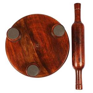 Tabla de Madera para Enrollar Hecha a Medida, Juego de Utensilios de Cocina Indios, Conocida por su Calidad Superior en India, Ecológica - Product Image 4
